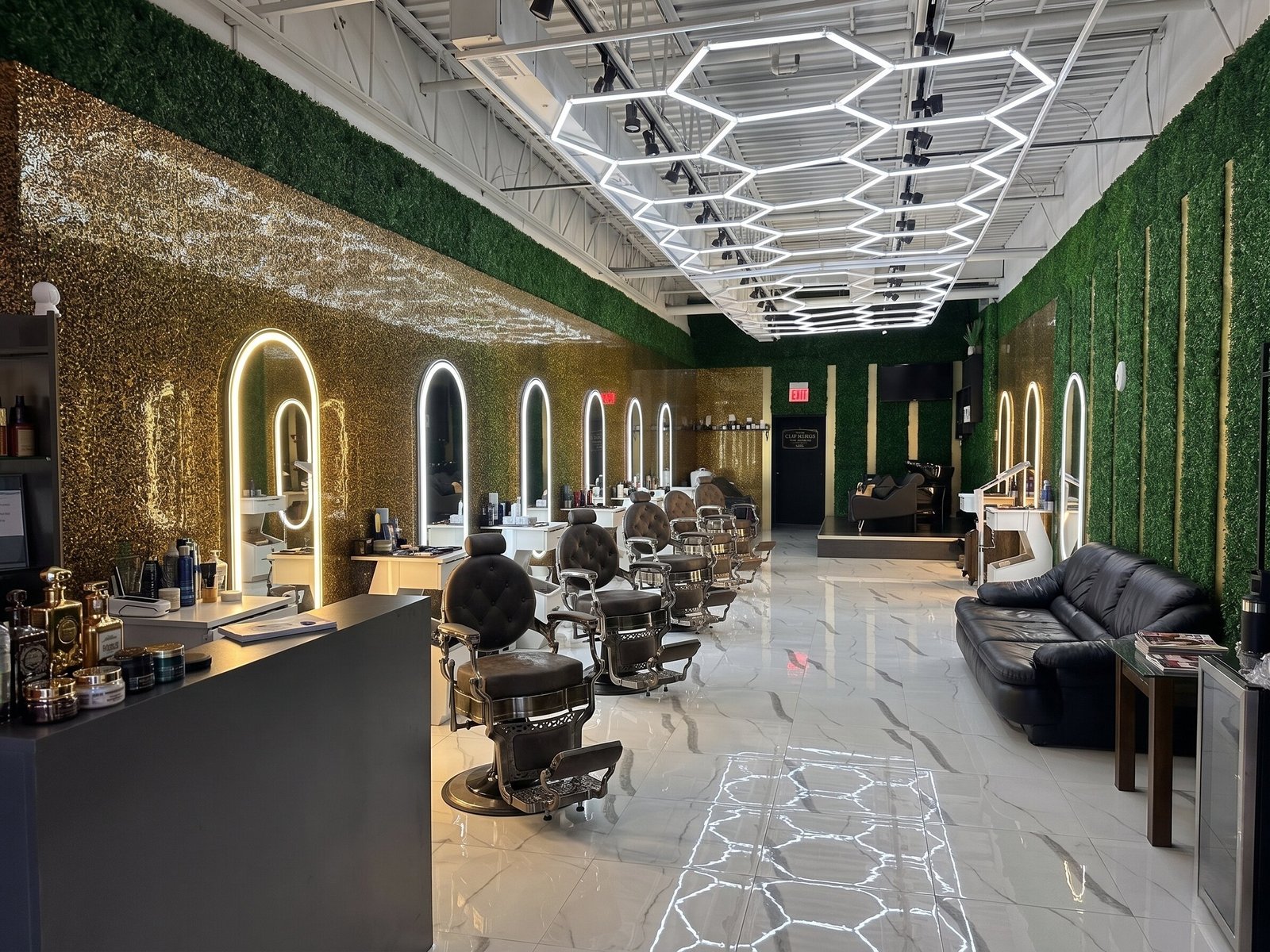 Barbershop Interior View