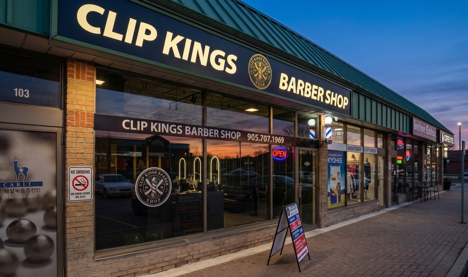 Barbershop Entrance